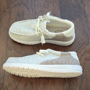 Hey Dude Mens Wally Stitch Optic White